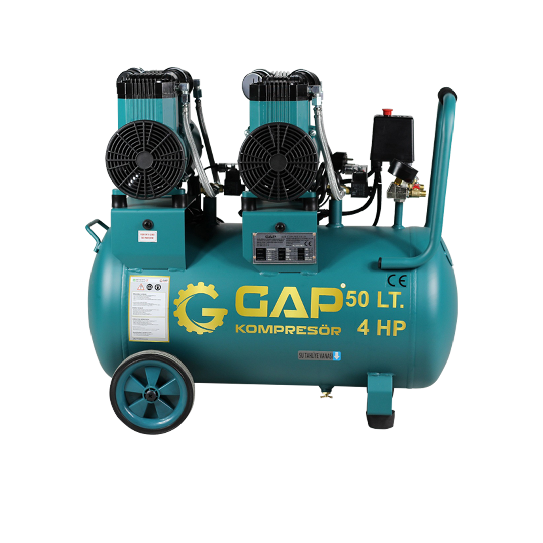 GPY 1500X2 | 50 lt High Suction Oil Free Technology Air Compressor