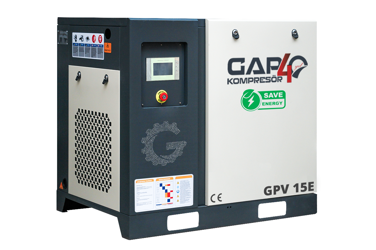 15 Hp İnvertörlü Vidalı Hava Kompresörü