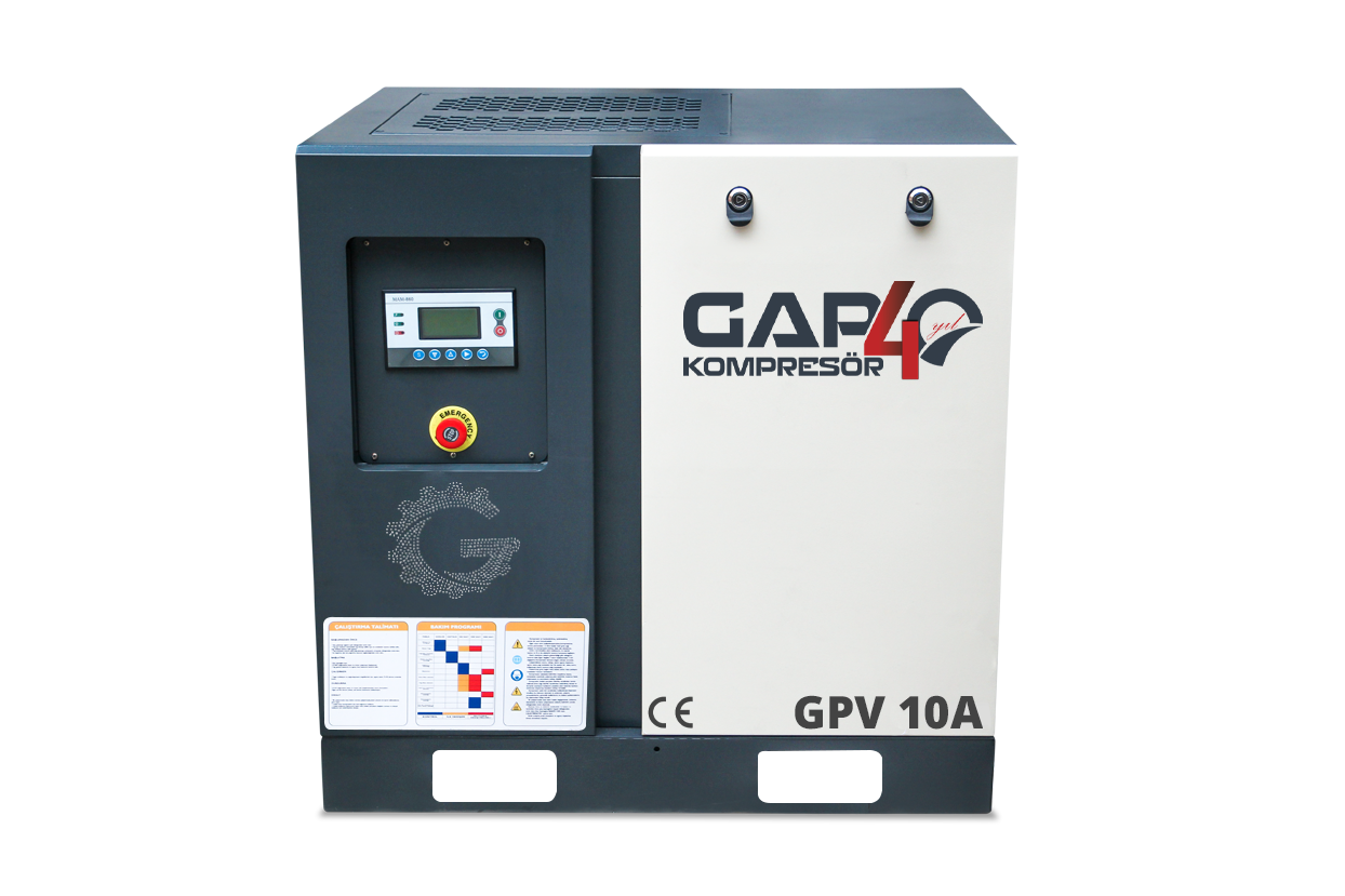 10 Hp Vidalı Hava Kompresörü