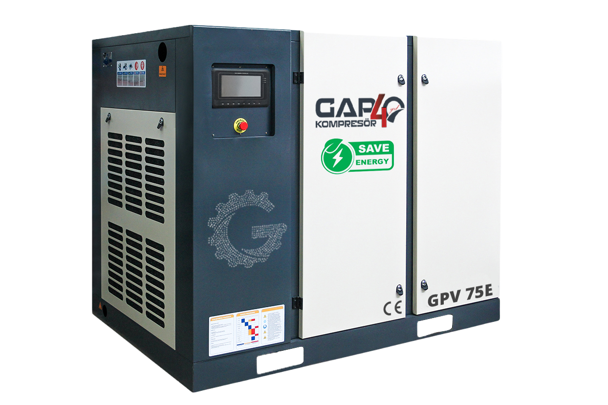 75 Hp İnvertörlü Vidalı Hava Kompresörü