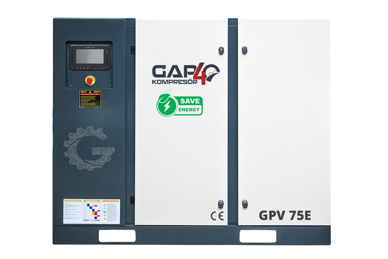 75 Hp İnvertörlü Vidalı Hava Kompresörü