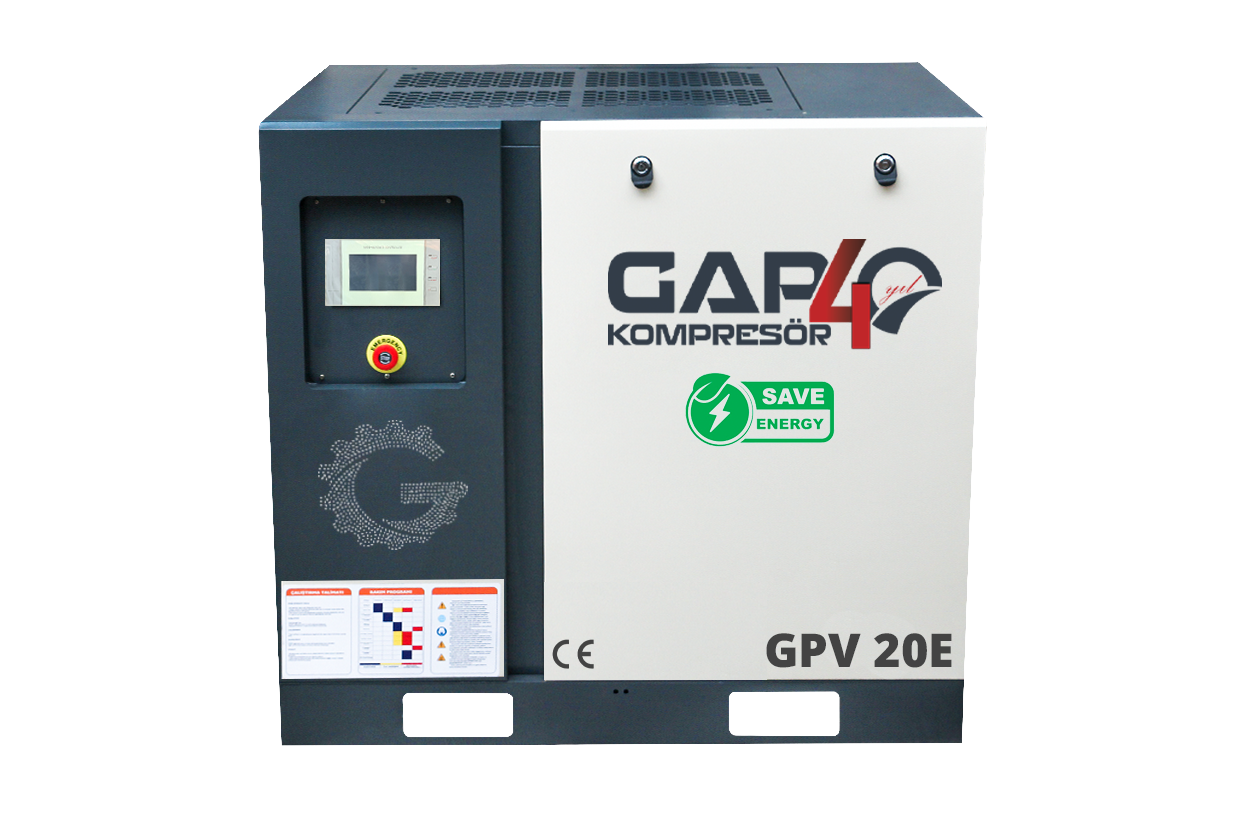 20 Hp İnvertörlü Vidalı Hava Kompresörü