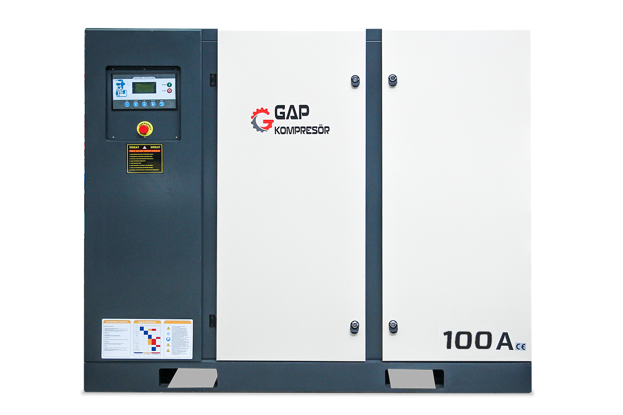 GPV 100 A | 2000 lt 100 HP Vidalı Hava Kompresörü